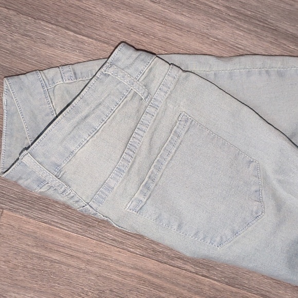 🌟NWT Easel Light Blue/Green Skinny Jeans - Picture 7 of 8